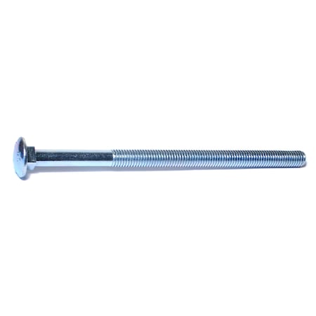 Midwest Fastener Carriage Bolt, Square Neck, 13 (Coarse), 8-1/2 in L, Steel, Zinc Plated, 25 PK 01154